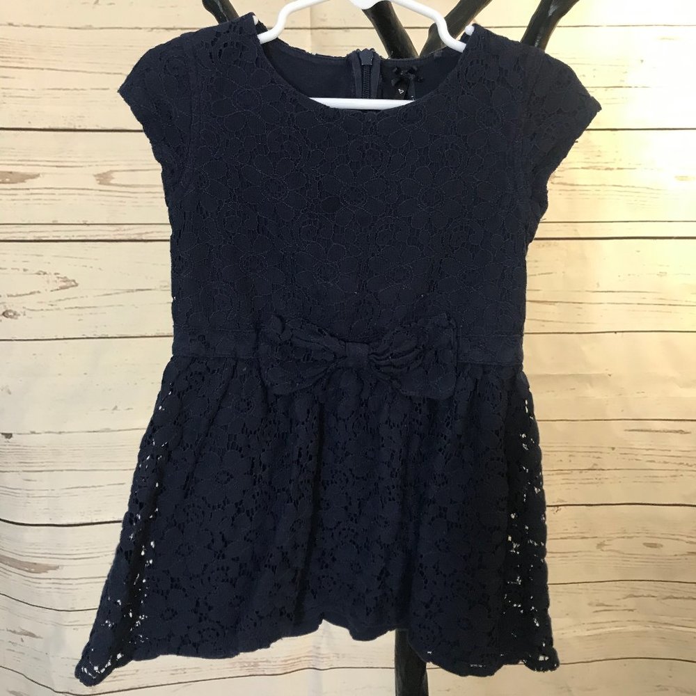 Navy Lace Dress, Size 2, Next brand